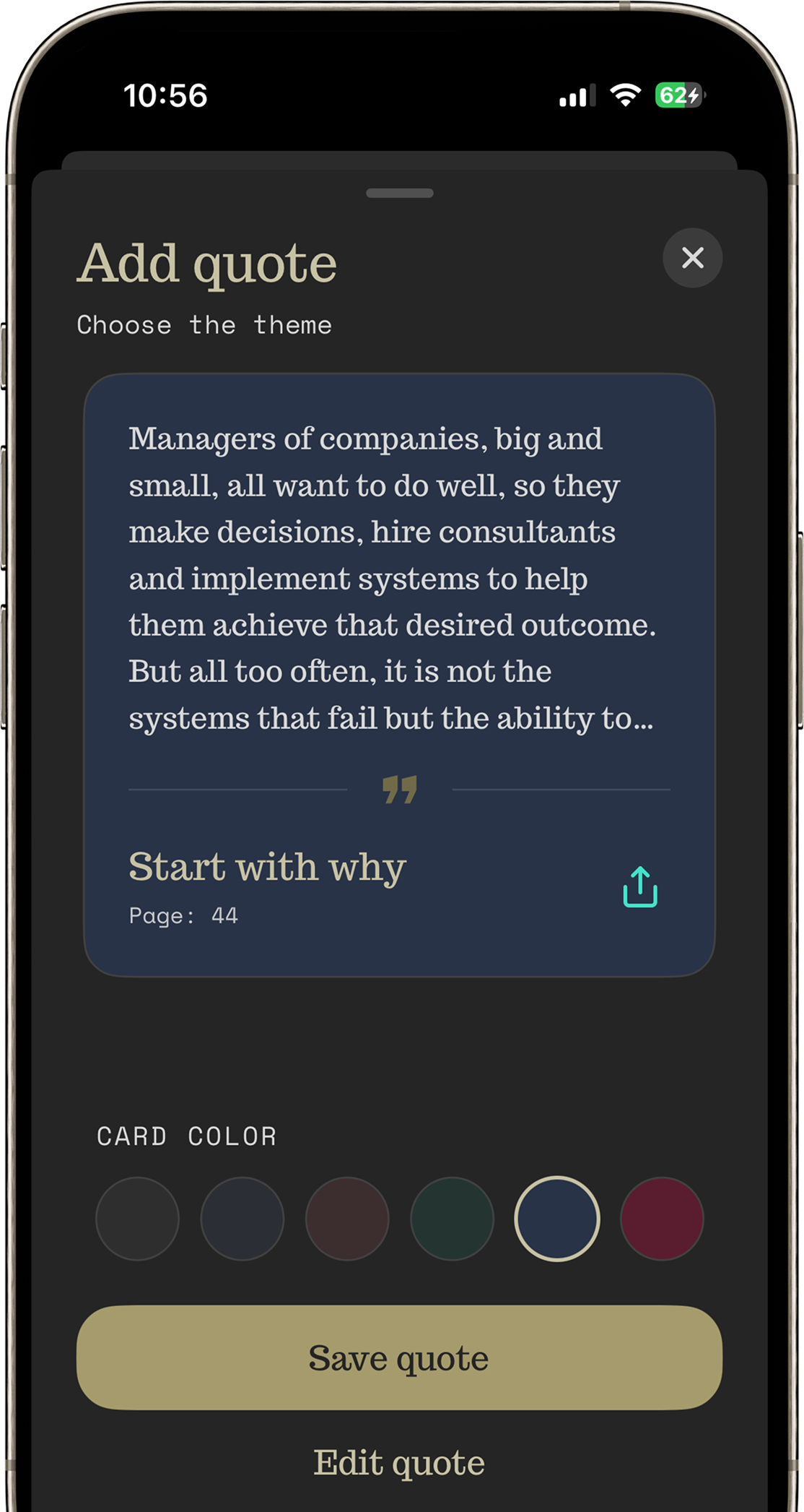 Preserve Quotes Interface